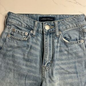 Aeropostale High Rise Wide Leg Jeans, size 00.